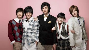 Boys Over Flowers adli Güney Kore dizisinde escinsel bir karakter yer aliyor