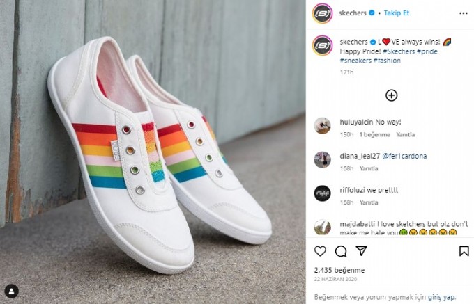 Skechers lgbtyi destekliyor mu