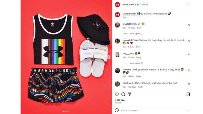 Under Armour LGBTyi Destekliyor mu