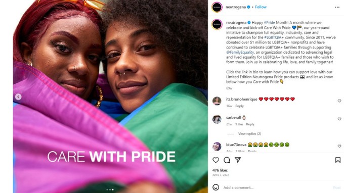 Neutrogena LGBTyi Destekliyor mu