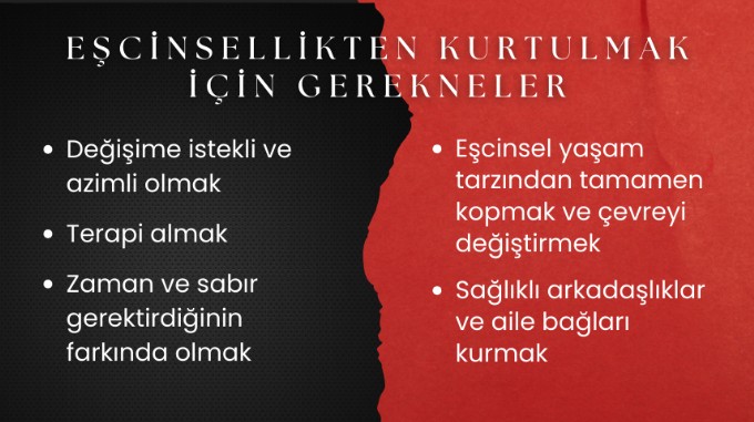 eşcinsellikten kurtulmak mümkün mü
