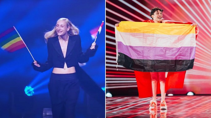 Nonbinary bayrağı