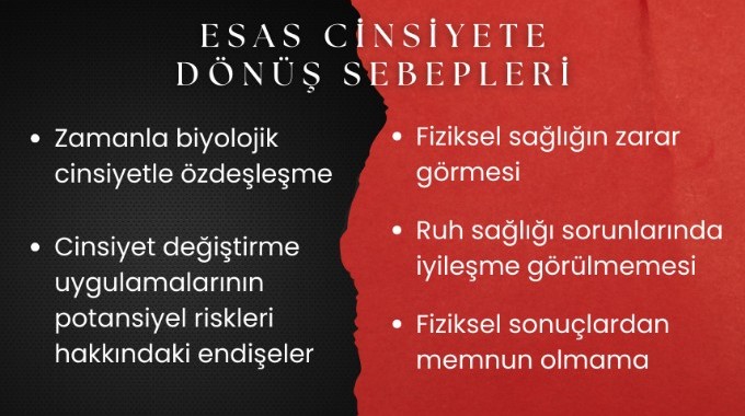 cinsiyet değiştirme pişmanlığı